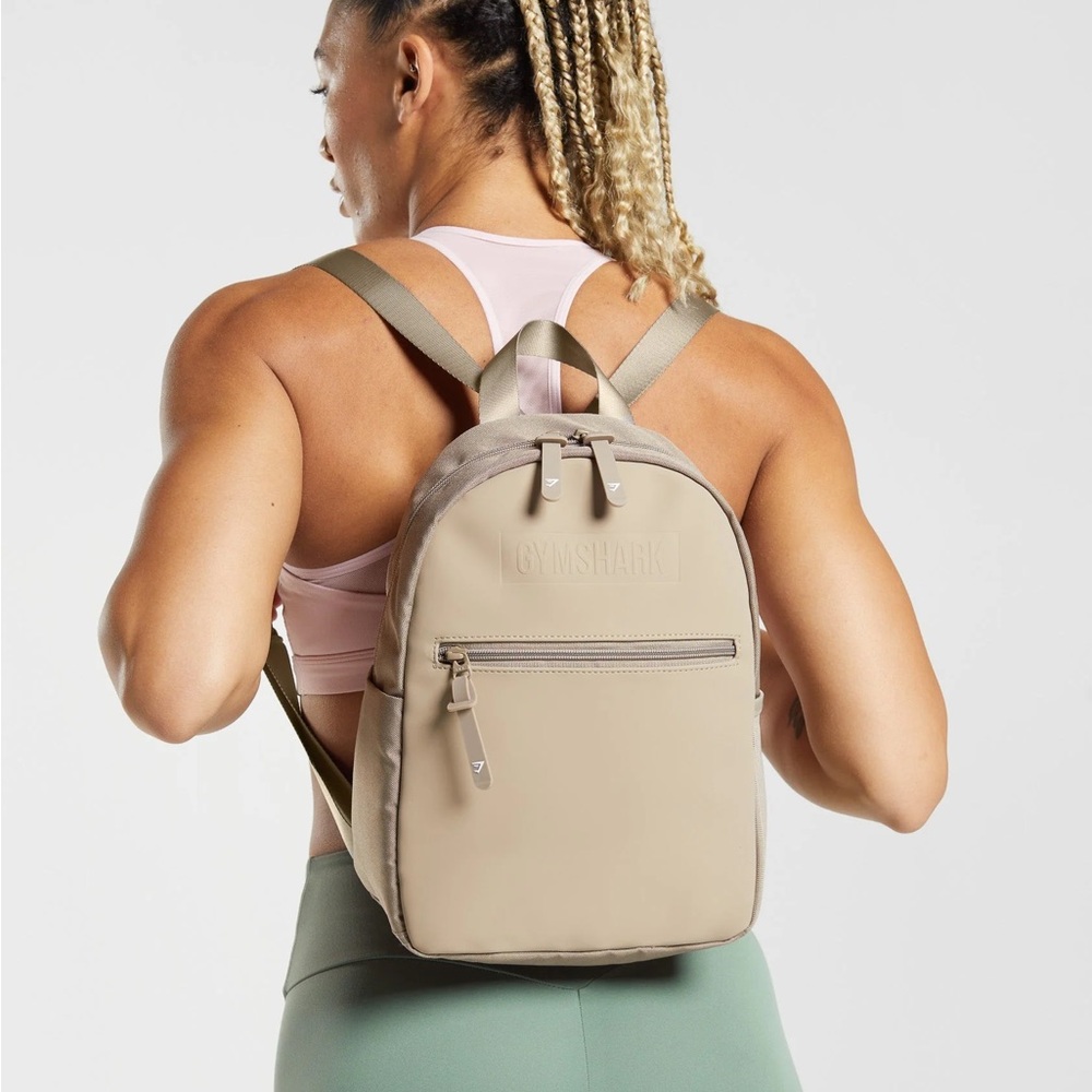 Gymshark Cement Brown Mini Backpack - image 3